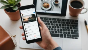 copier espace blanc sur Instagram