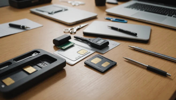carte sim découpée