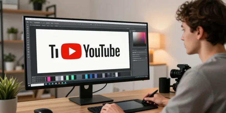 cree une banniere youtube