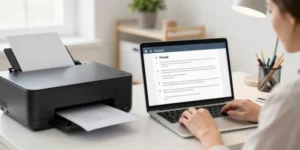 écrire un texte en ligne à imprimer