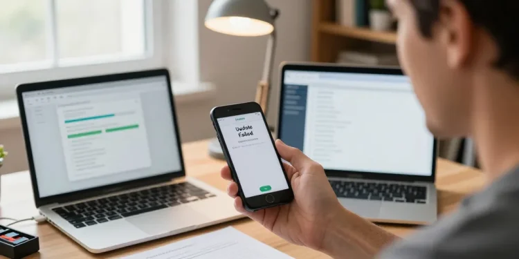 mis a jour impossible iphone