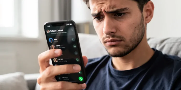 whatsapp contact supprimé peut il me contacter