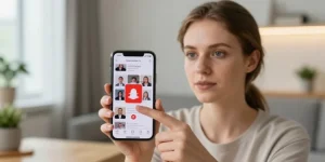 comment envoyer un snap rouge depuis la galerie