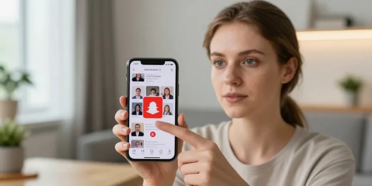comment envoyer un snap rouge depuis la galerie