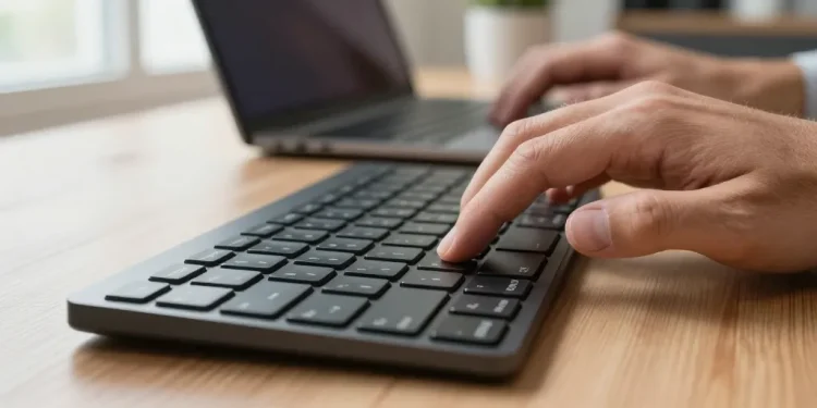 touche option sur clavier