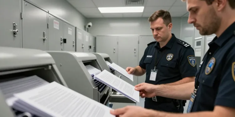 destruction documents confidentiels