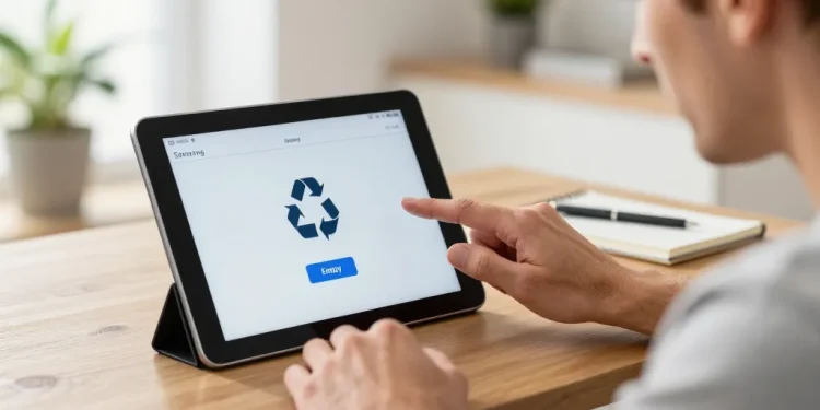 vider la corbeille tablette samsung